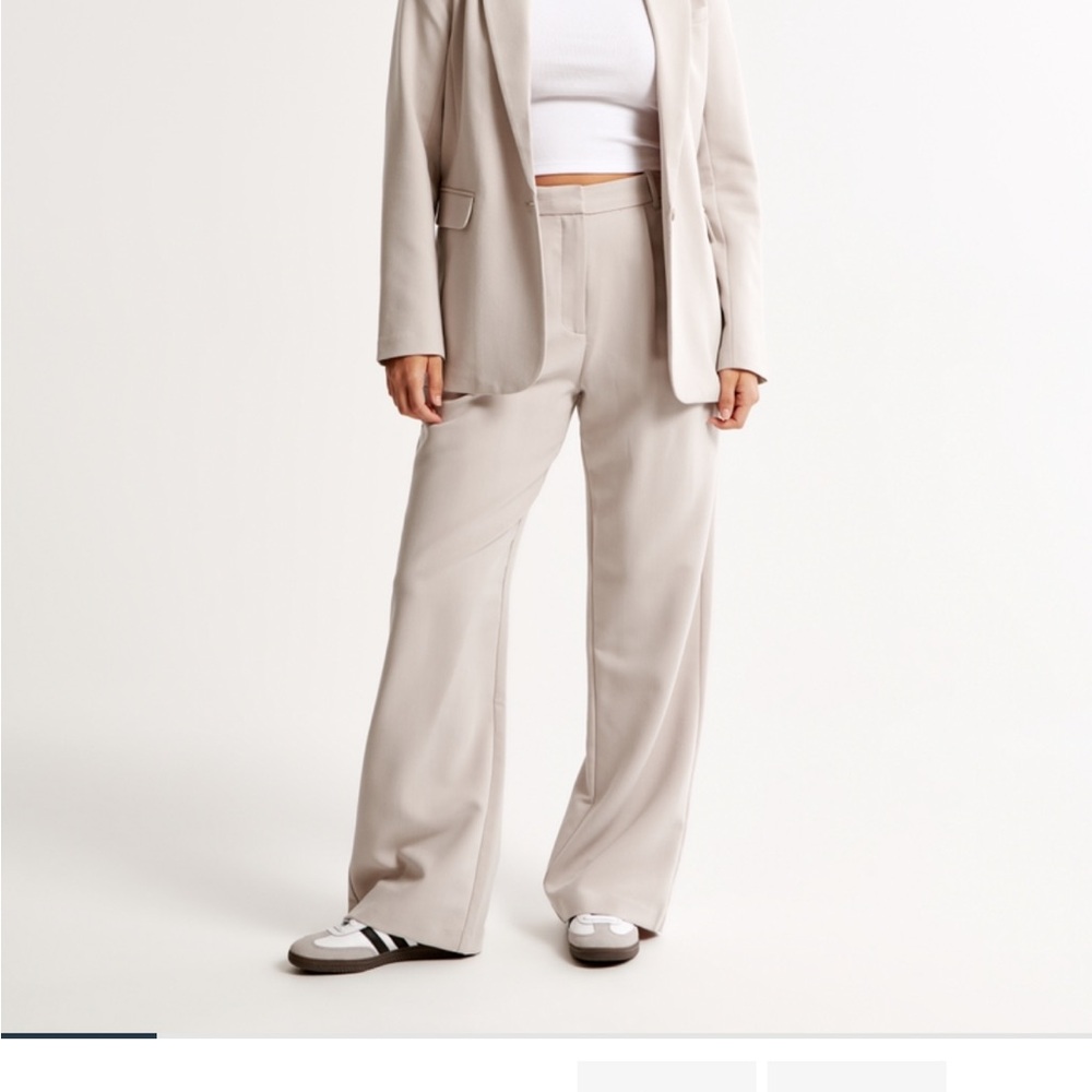 Abercrombie Curve Love A&F Sloane Tailored Pant